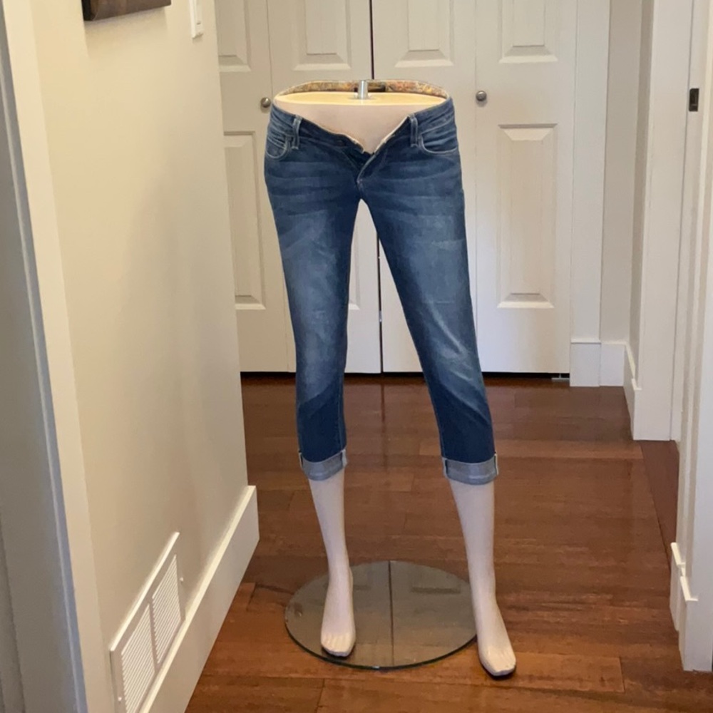 PAIGE Women's VENICE Blue Vintage Capris Jeans Size 25
